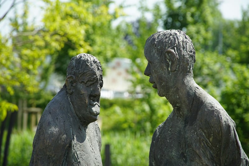 Gossiping woman